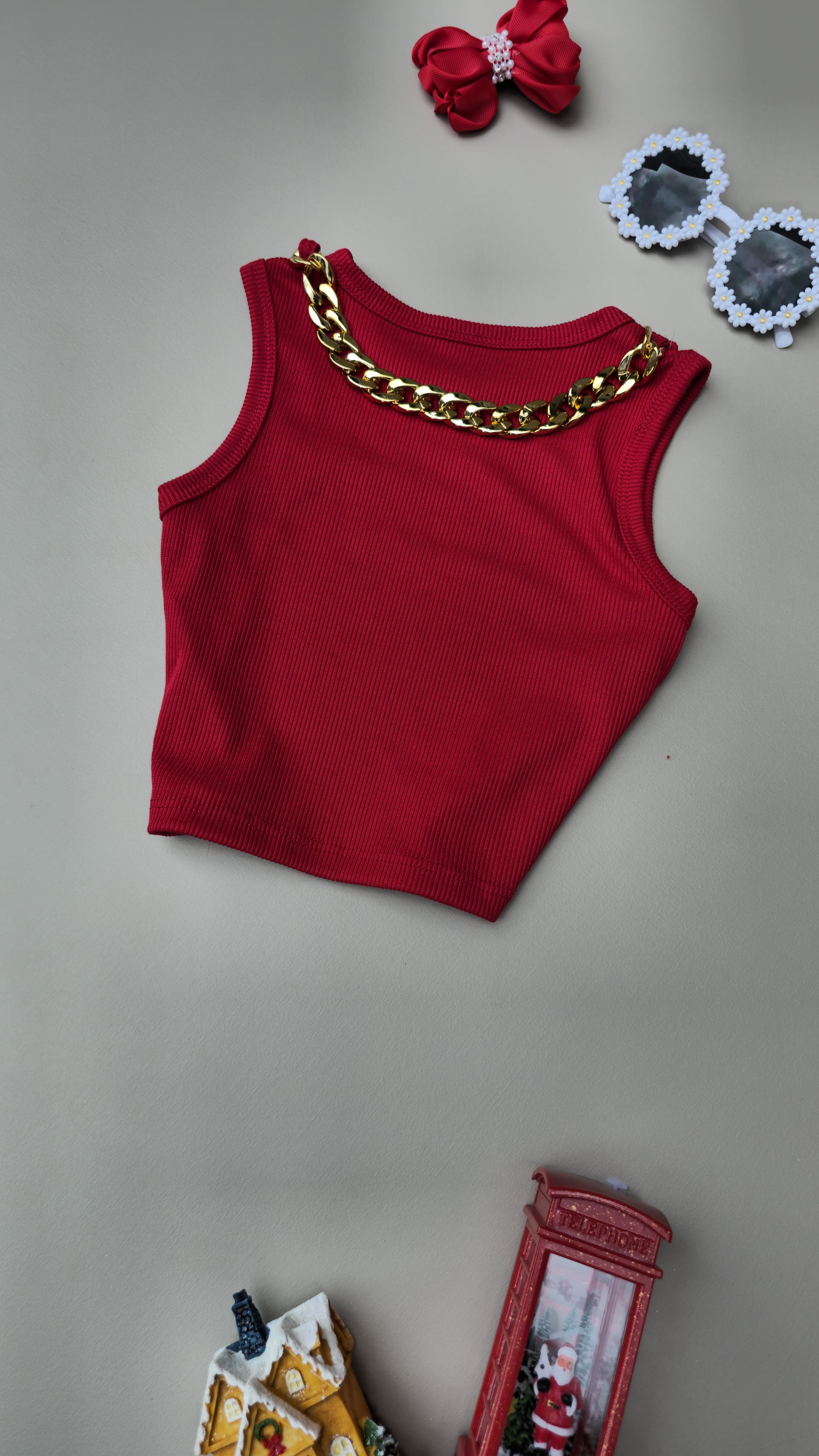 Cropped Canelado Corrente